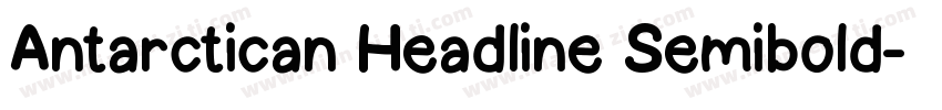 Antarctican Headline Semibold字体转换